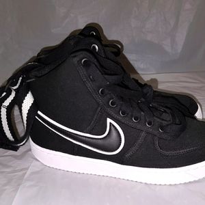 NIKE WOMEN W NIKE VANDAL HI (BLACK / BLACK-WHITE)